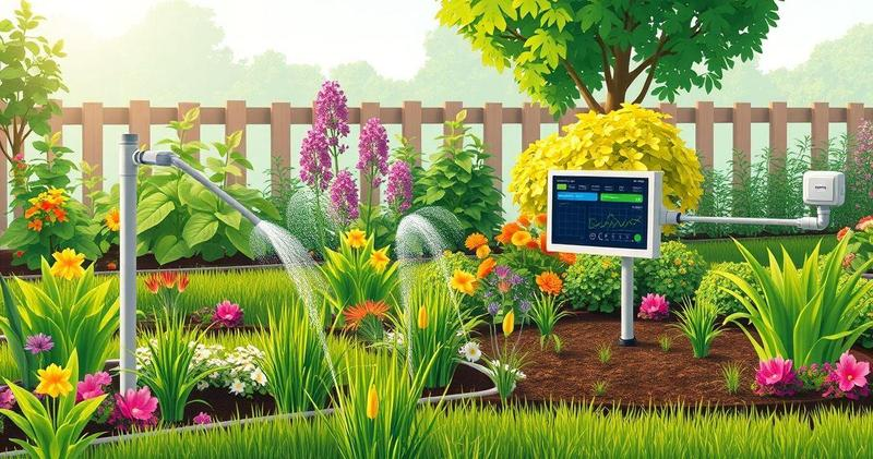 Automação irrigação jardim