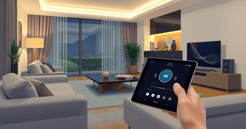 Automação residencial som ambiente