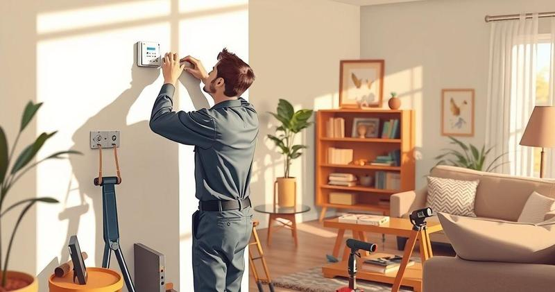Instalação de alarme residencial