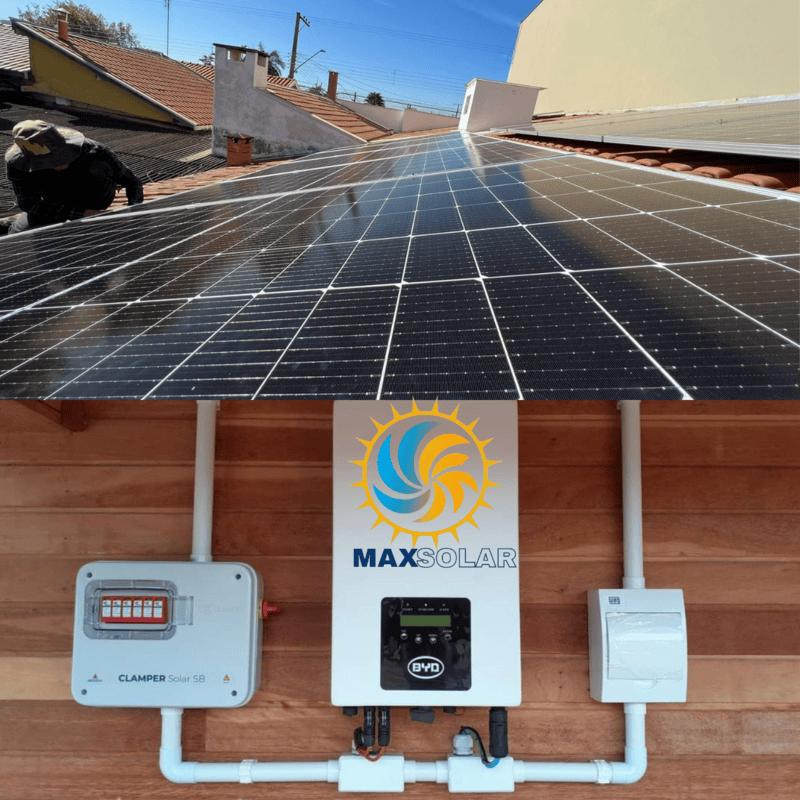 Instalação de energia solar